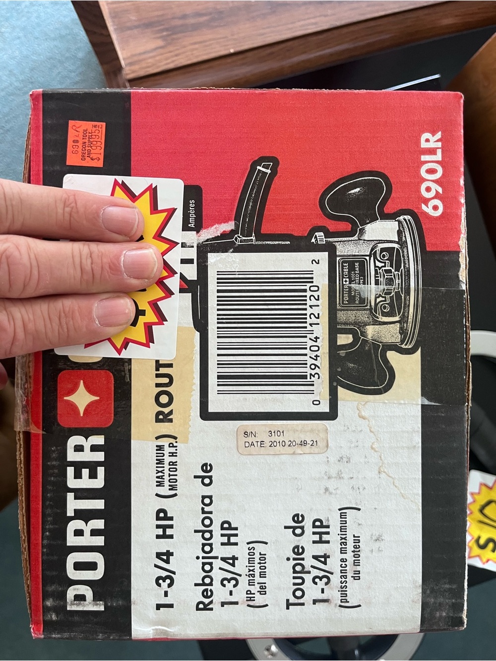 Porter-Cable Router New in Box - Picture 5 of 5